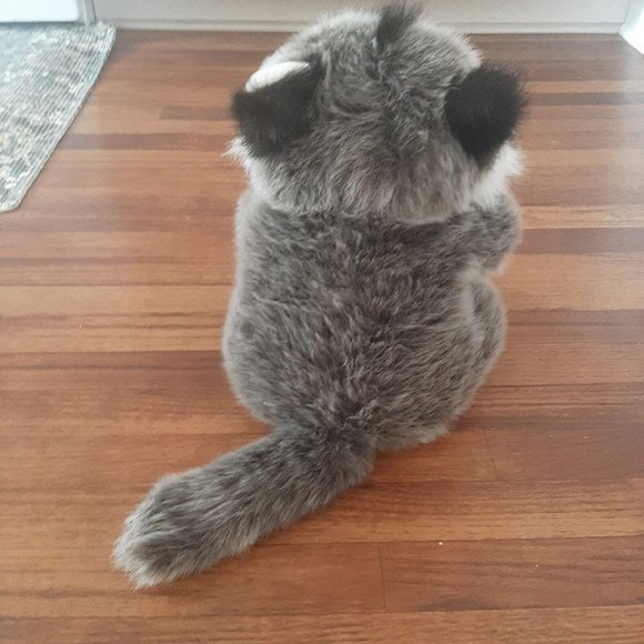 Lazy Boy Promotional Plush Raccoon Stuffed Animal 1991 Toy 14 Inch Vintage CLEAN - Picture 4 of 12